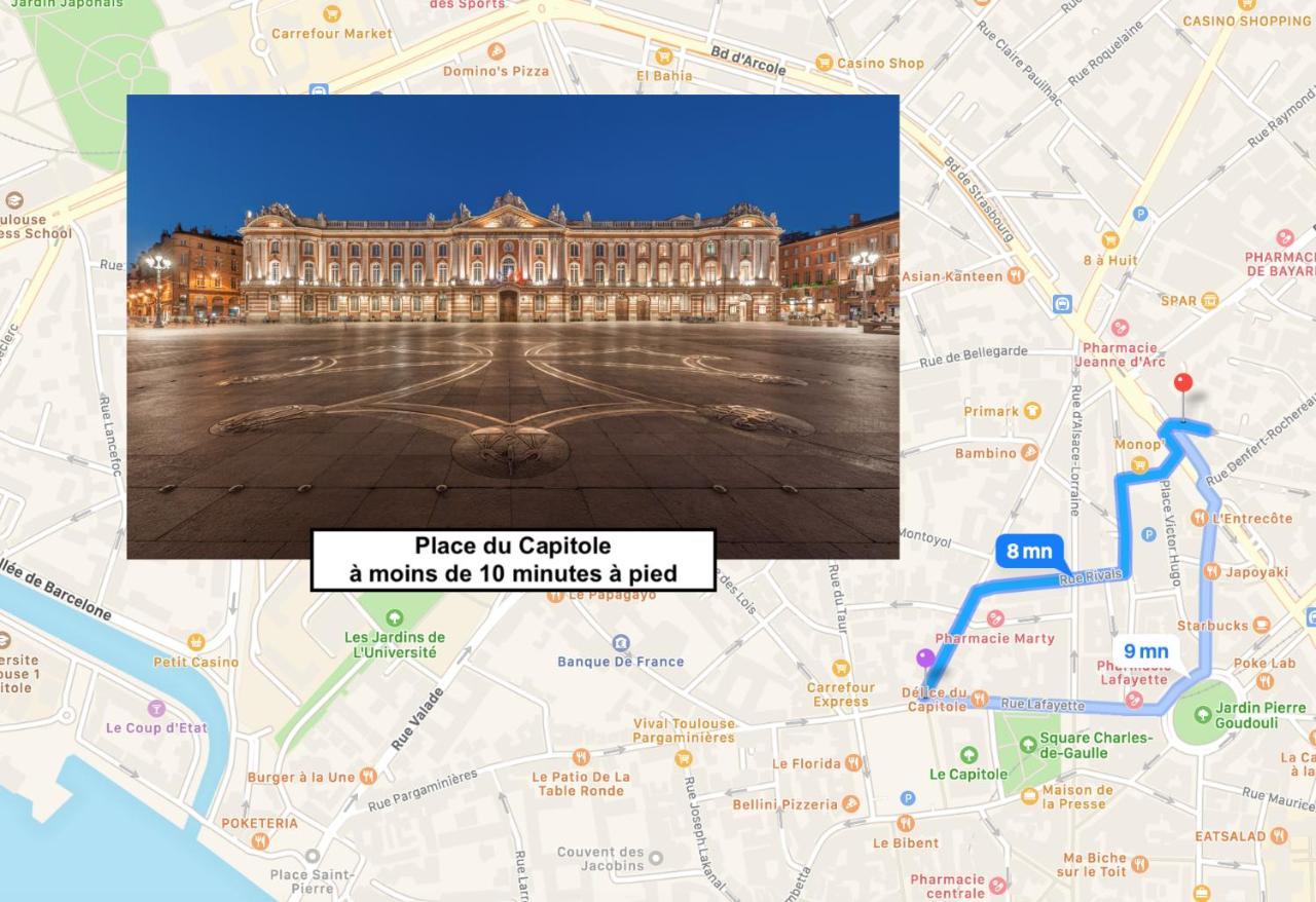 Le Victor Hugo - Studio Avec Parking # Hypercentre Apartment Toulouse Exterior photo